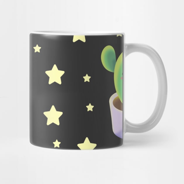 Kawaii Cactus Pattern by Doggomuffin 